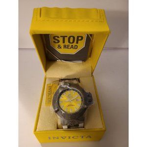 Limited Edition  INVICTA Subaqua Noma lll Yellow Dial GMT Men's Watch 1588